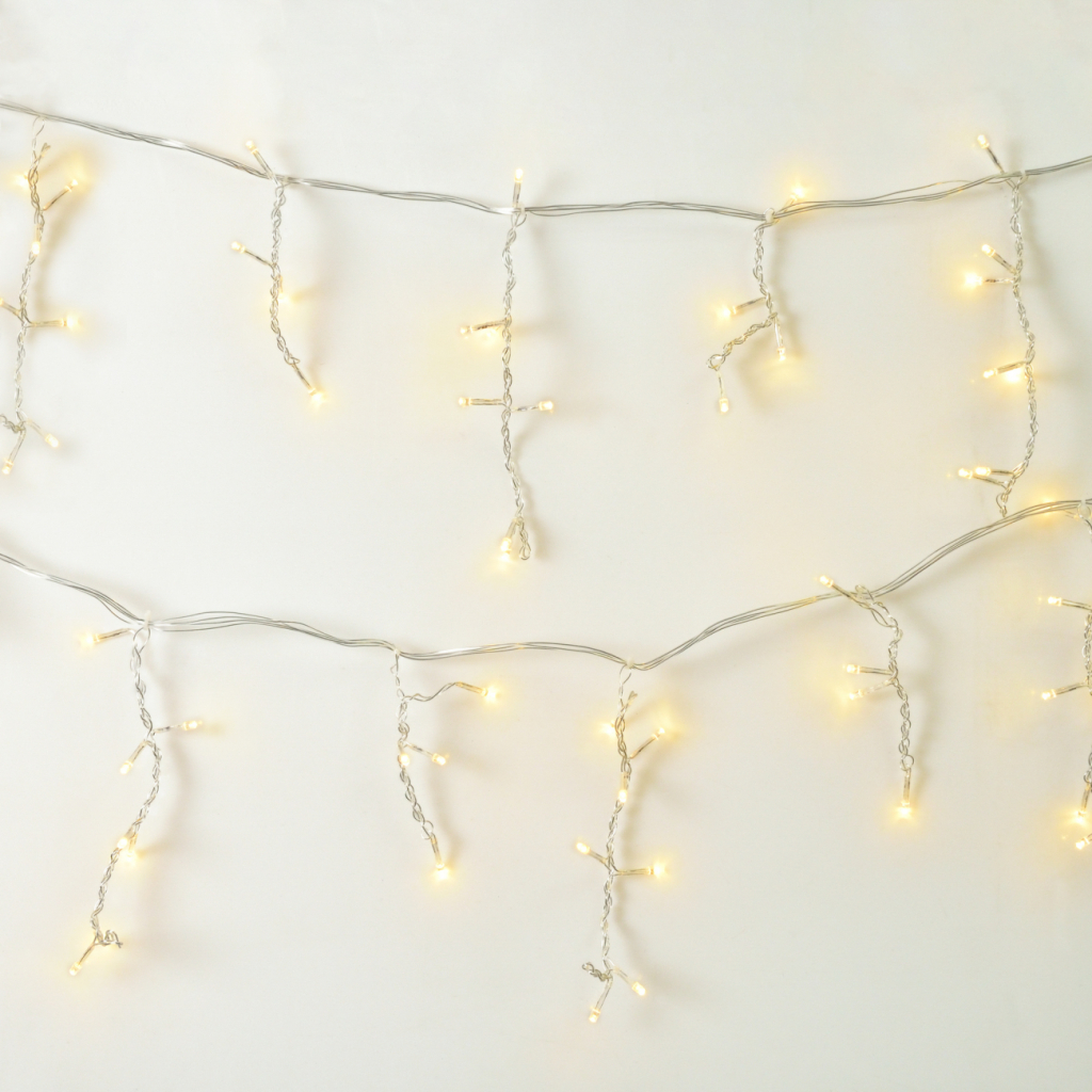 Гірлянда YES! Fun Бахрома 84 LED Тепло-біла 2 м Статична Конектор (974846) - зображення 1