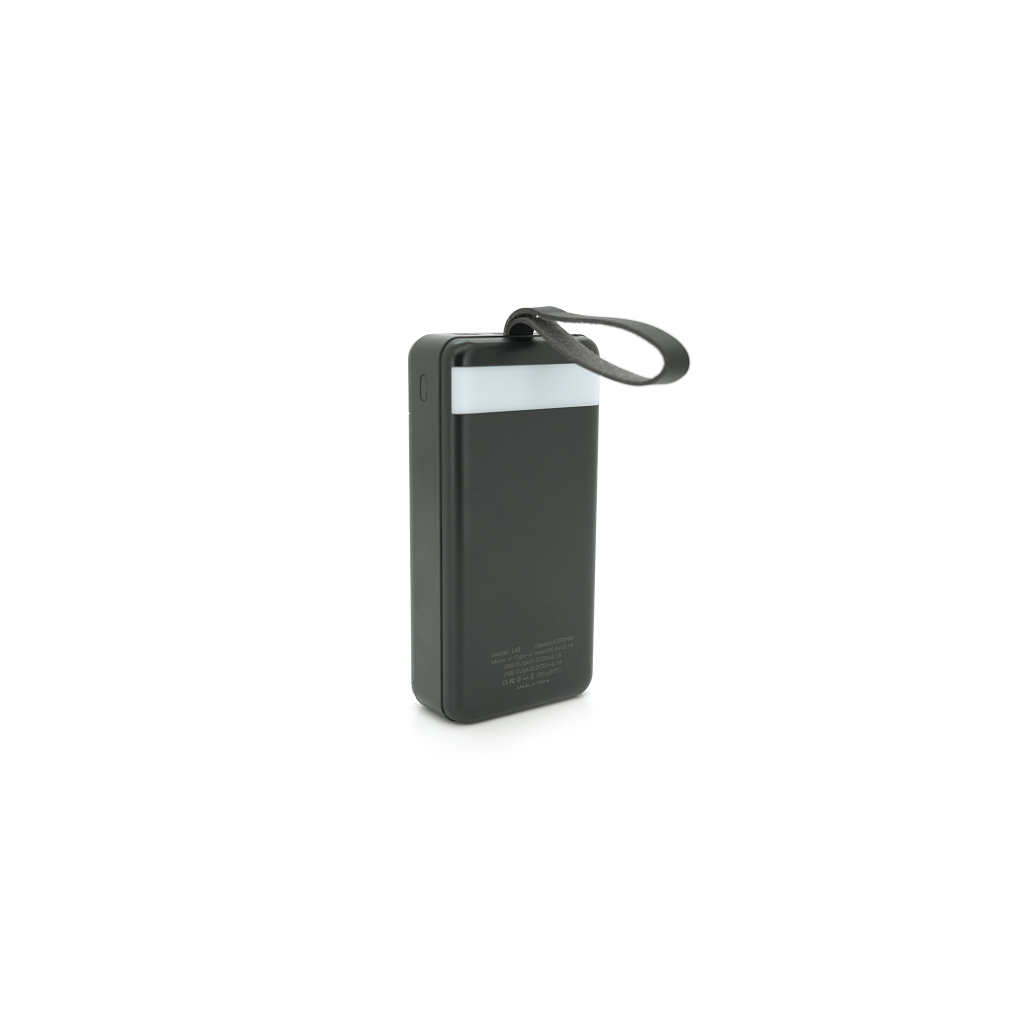 Батарея універсальна LIONPATTON 40000mAh, QC3.0, MicroUSB, Type-C, Lighting, USB, Black (L45 / 38067) - изображение 4
