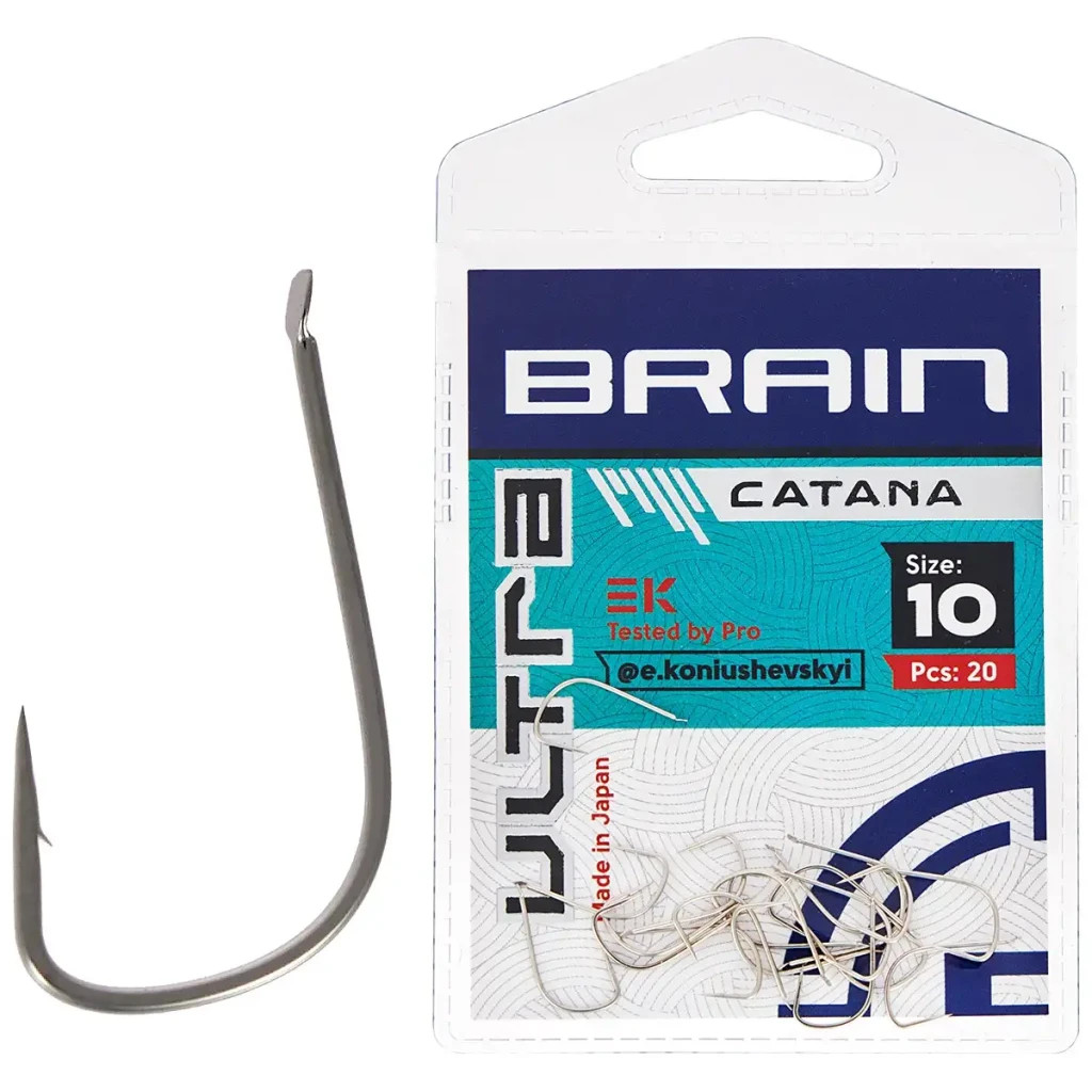 Гачок Brain fishing Ultra Catana 10 (20шт/уп) (1858.52.38) - зображення 1