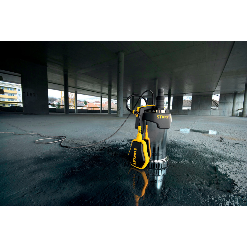 Дренажний насос Stanley 0.75 кВт, для чистої води, 11000 л/год, н (SXUP750XCE) - зображення 3