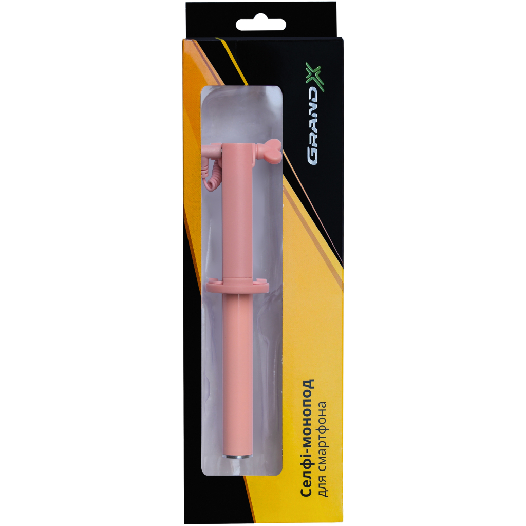 Монопод для селфі Grand-X Elegant 3,5 U-кріплення, персиковий (E3UPC) - зображення 6