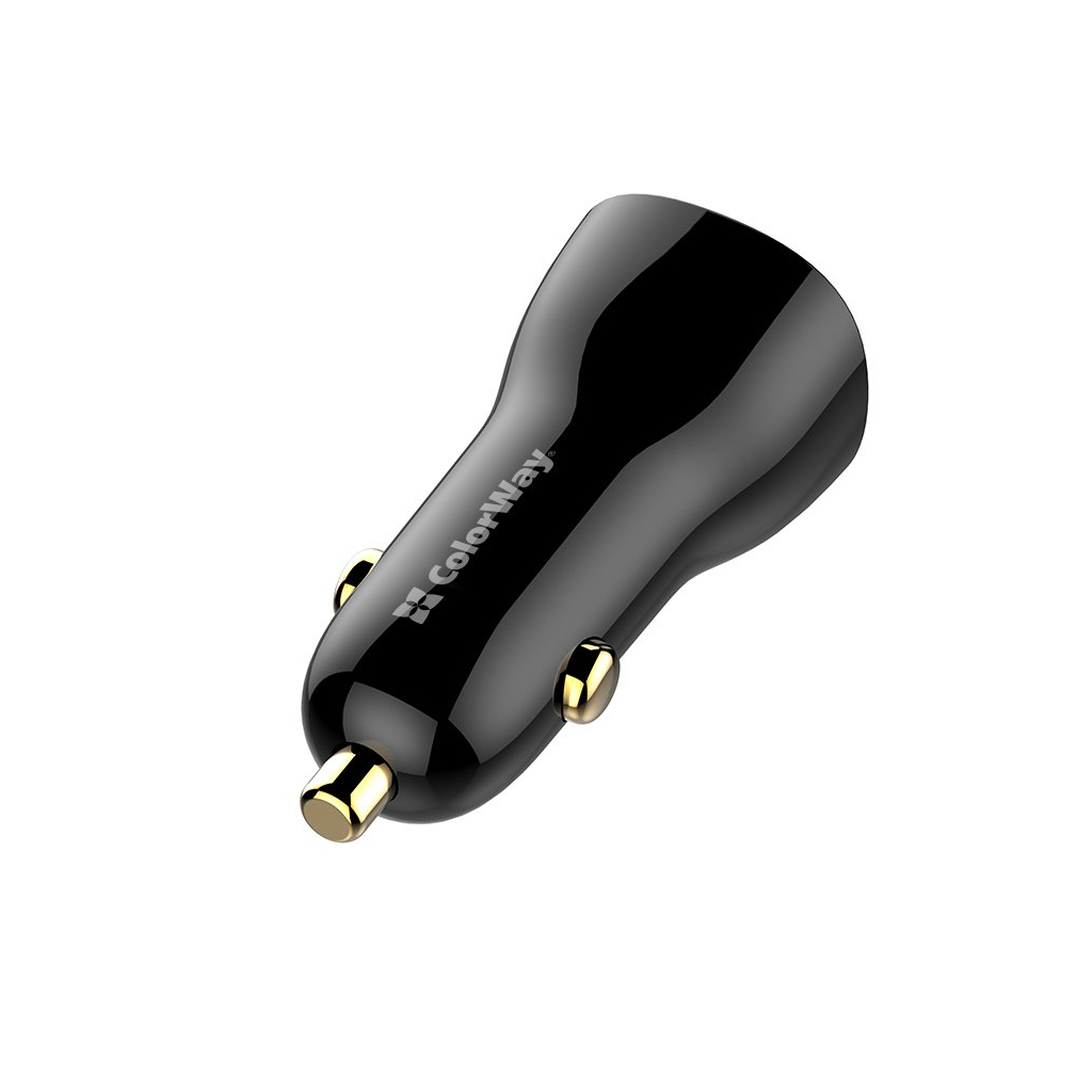 Зарядний пристрій ColorWay PowerDelivery PPS USB (USB-A + USB-C) (60W) Black (CW-CHA046PD-BK) - зображення 4