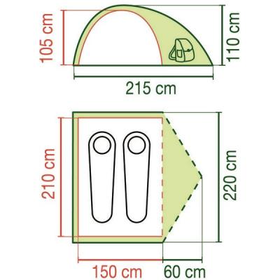 Намет Coleman Crestline 2 (205112) - зображення 2