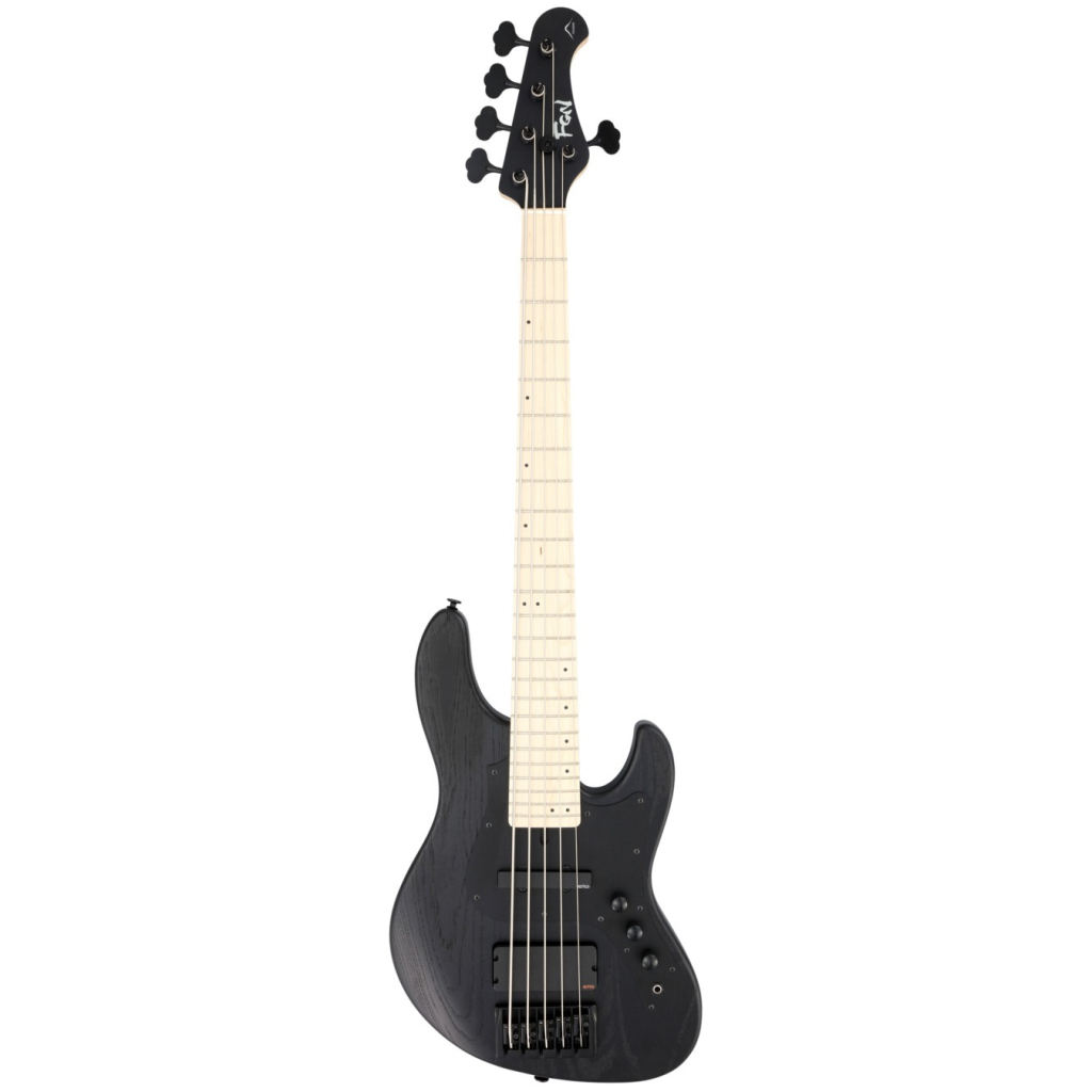 Бас-гітара FGN Mighty Jazz Dark Evolution Series Open Pore Black (JMJ53-ASH-DE-M/OPB) - зображення 1
