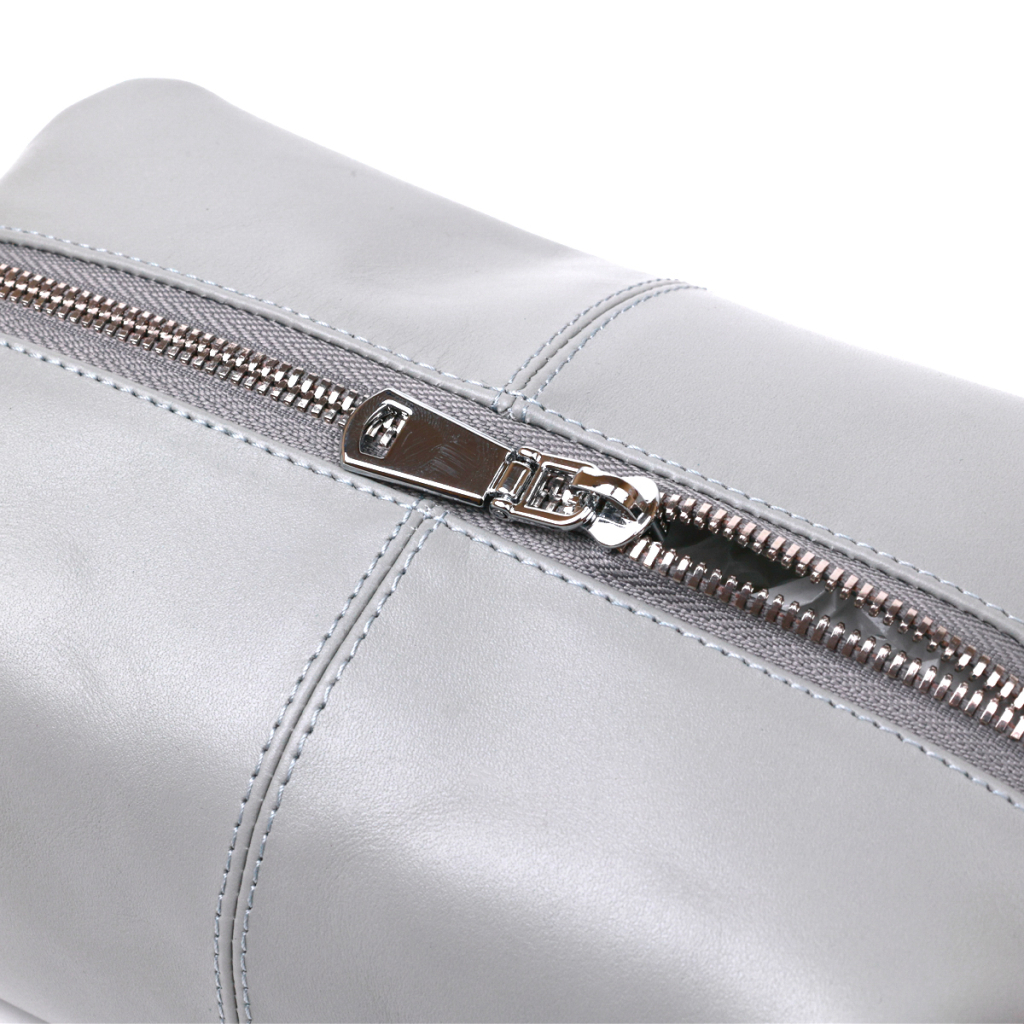 Косметичка Shvigel Шкіряна Сіра (16404) - зображення 5