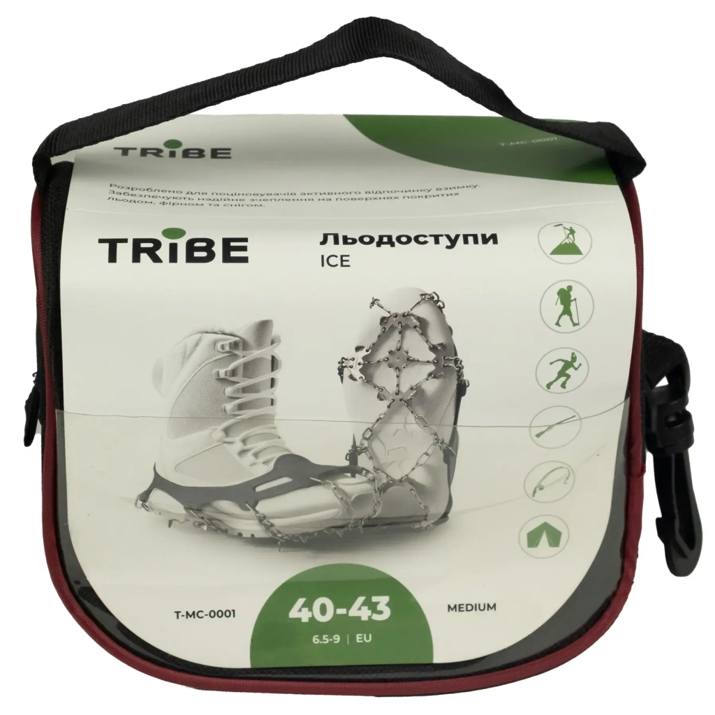 Льодоступи Tribe Ice M 40-43 (T-MC-0001-M-black) - зображення 3