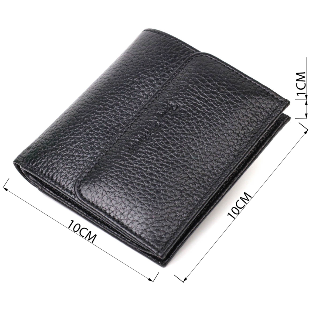 Гаманець Tony Bellucci З натуральної шкіри Чорний (22010) - зображення 3