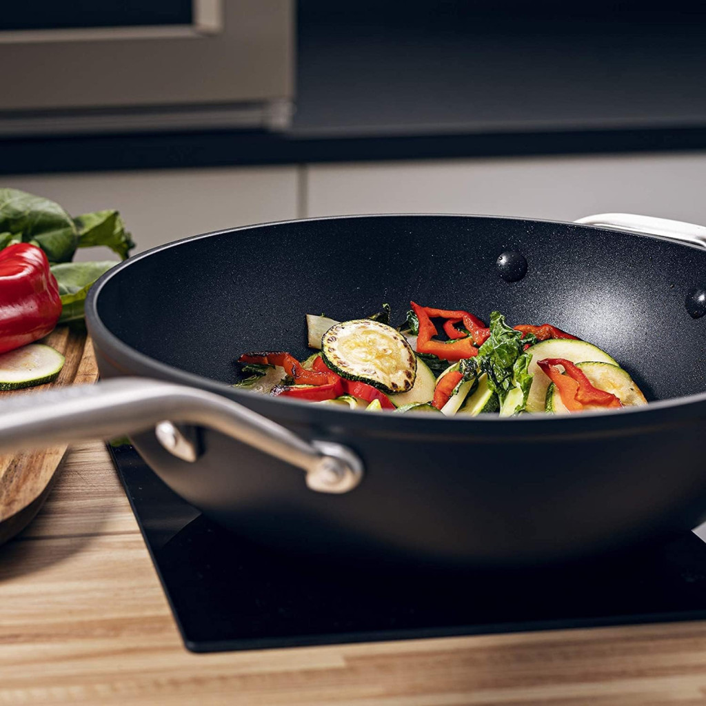 Сковорода KitchenAid Wok FHA 30 см з керамічним покриттям (CC005696-001) - зображення 5