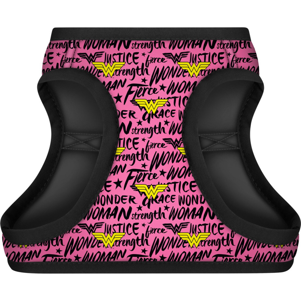 Шлея для собак WAUDOG Clothes з QR паспортом "Диво-жінка в рожевому" XS2 (1002-4010) - зображення 2