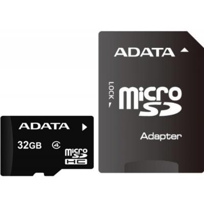 Карта пам'яті ADATA 32GB microSDHC class 4 (AUSDH32GCL4-RA1) - зображення 1