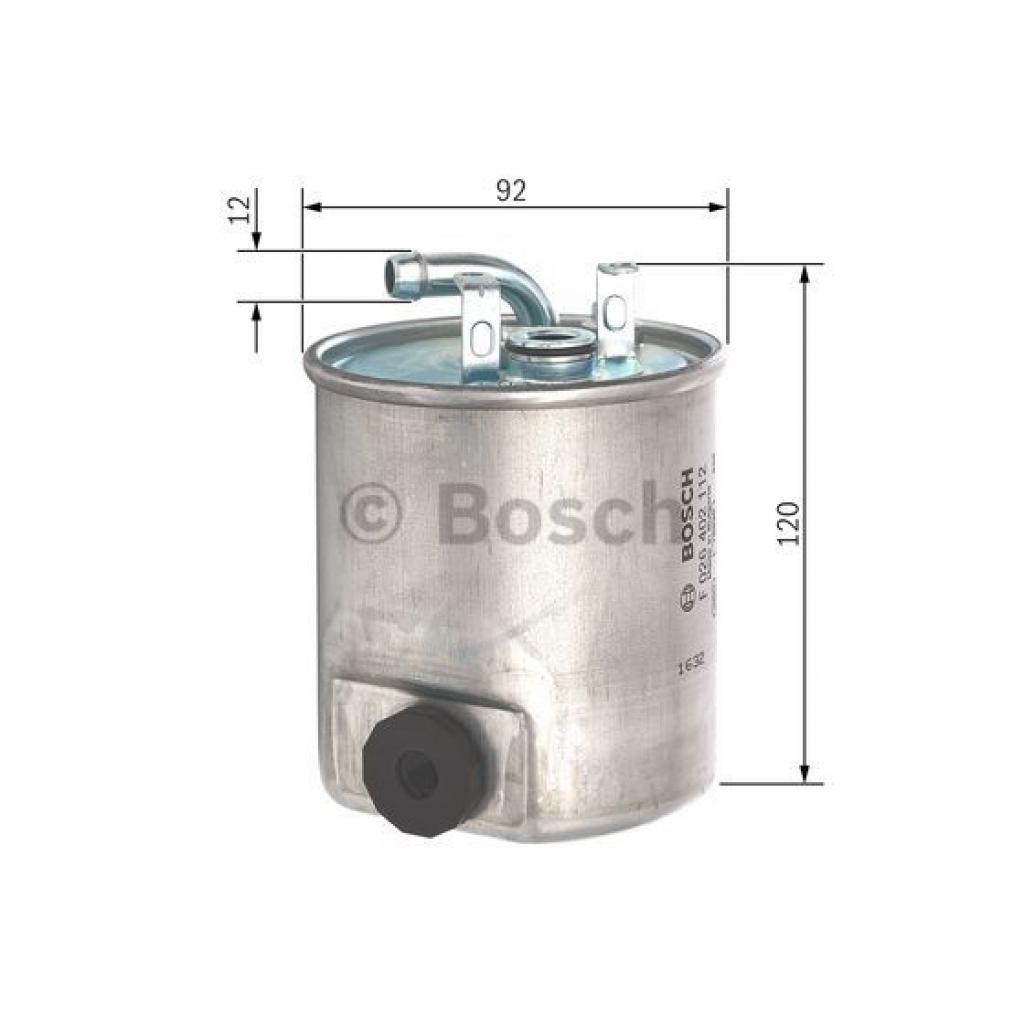 Фільтр паливний Bosch F 026 402 112 - зображення 5