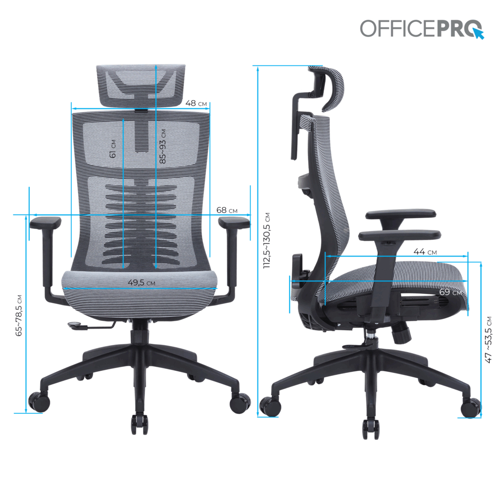 Офісне крісло OfficePro Balance OC620-B-DG-DG (OC620-B-DG-DG) - зображення 11