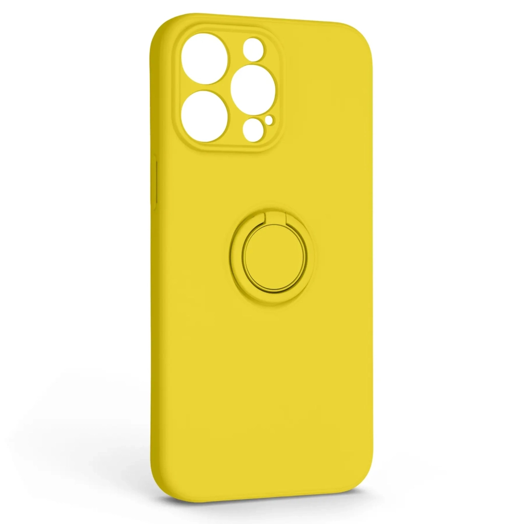 Чохол до мобільного телефона Armorstandart Icon Ring Apple iPhone 14 Pro Max Yellow (ARM68722) - зображення 1