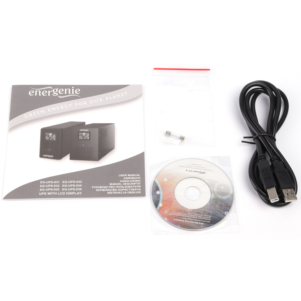 Пристрій безперебійного живлення EnerGenie EG-UPS-035 2000VA LCD (EG-UPS-035) - зображення 3