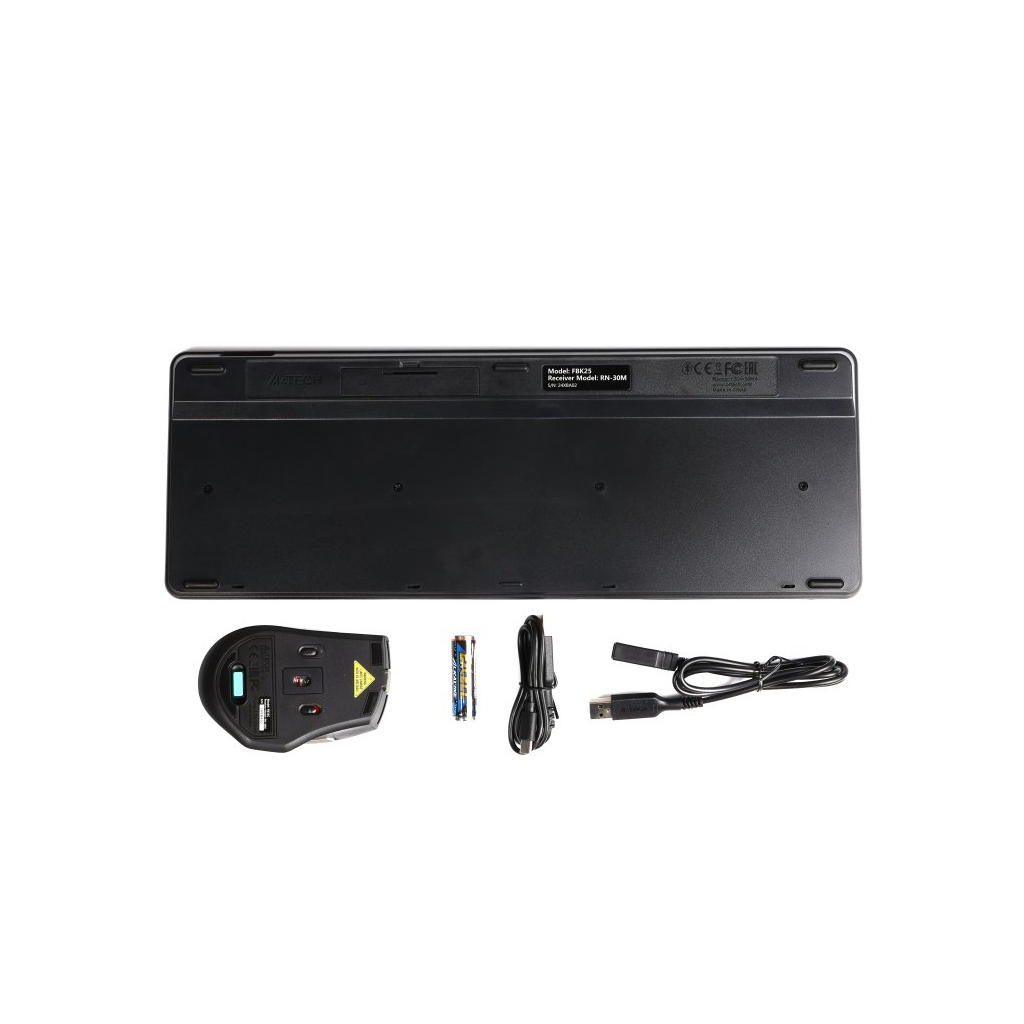 Комплект A4Tech FB2535C Wireless/Bluetooth Smoky Grey (4711421971300) - зображення 7