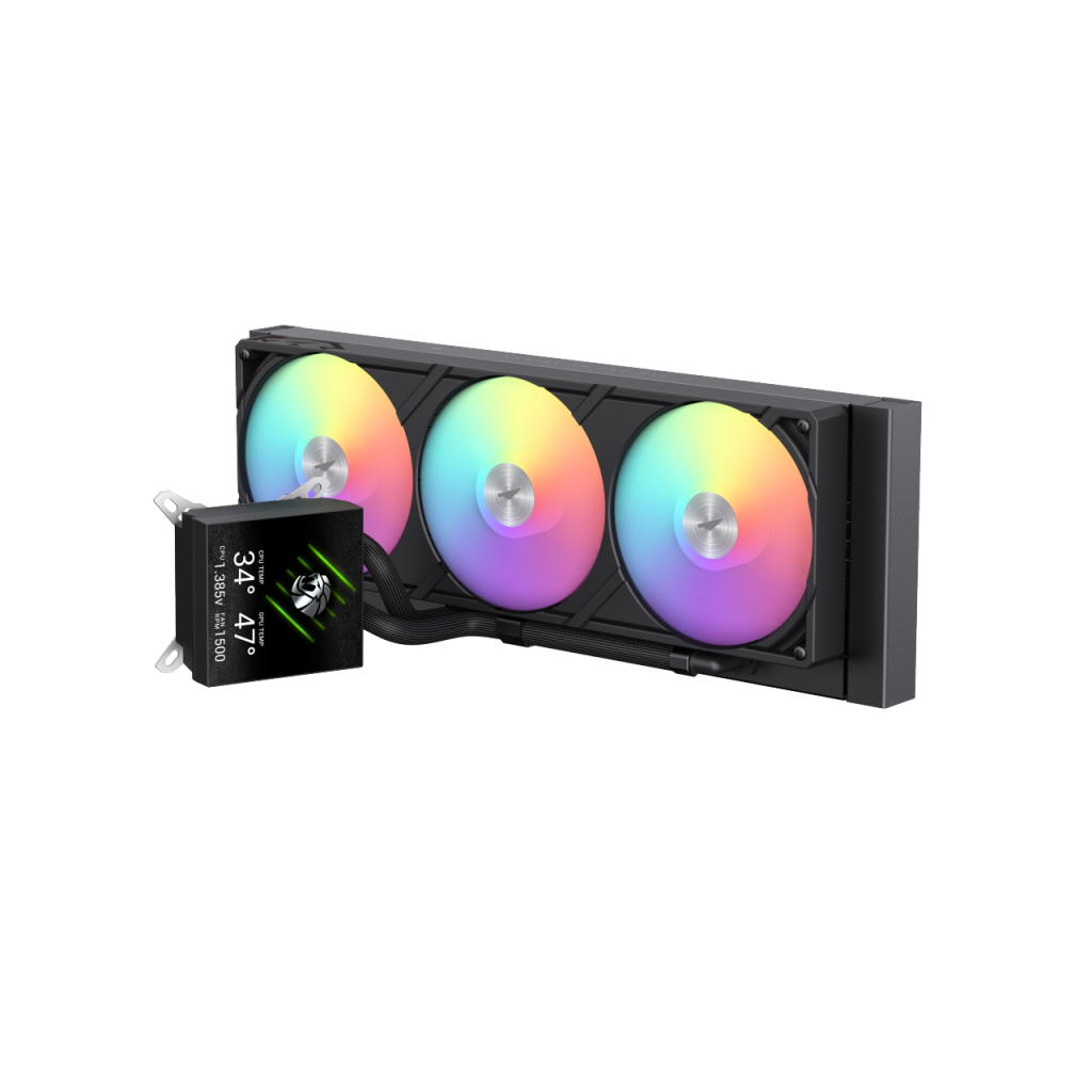 Система рідинного охолодження Gamemax GLACIER 360 LCD BK - зображення 5