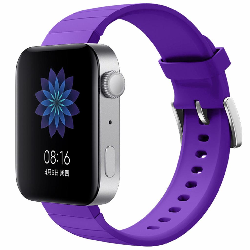 Ремінець до смарт-годинника BeCover Silicone для Xiaomi Mi Watch Purple (704519) - зображення 1