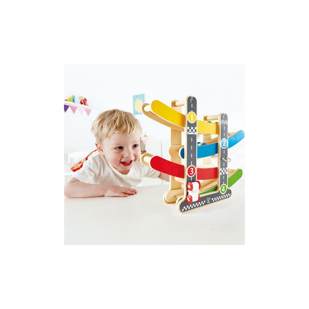Автотрек Hape дерев'яний автотрек (E0438) - зображення 5