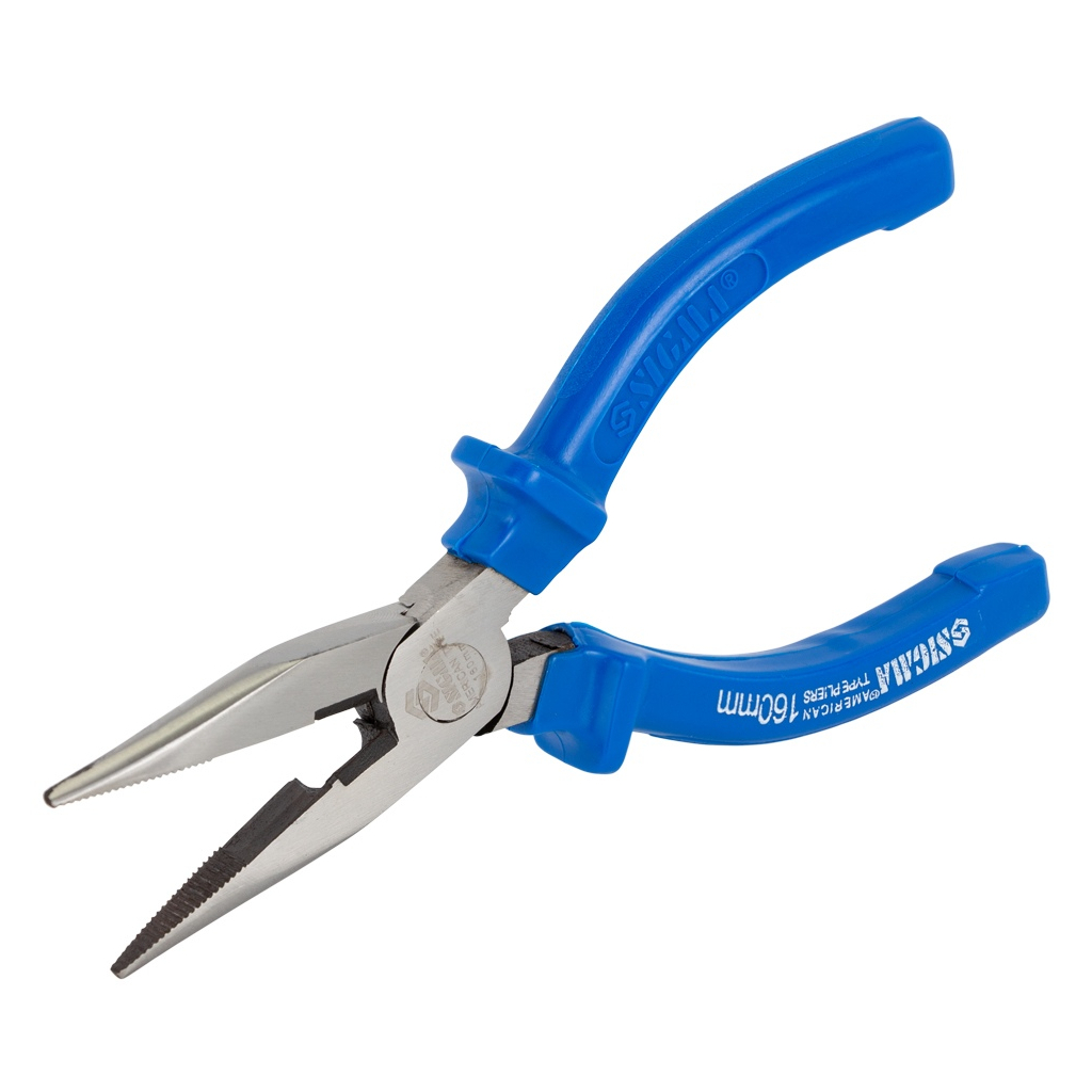 Плоскогубці Sigma довгогубці прямі 160мм сині (4357161) - picture 9