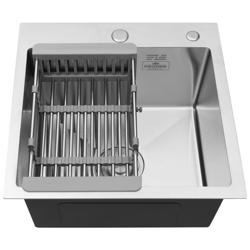 Мийка кухонна Kroner Gebürstet-4545HM (CV033855) - зображення 5