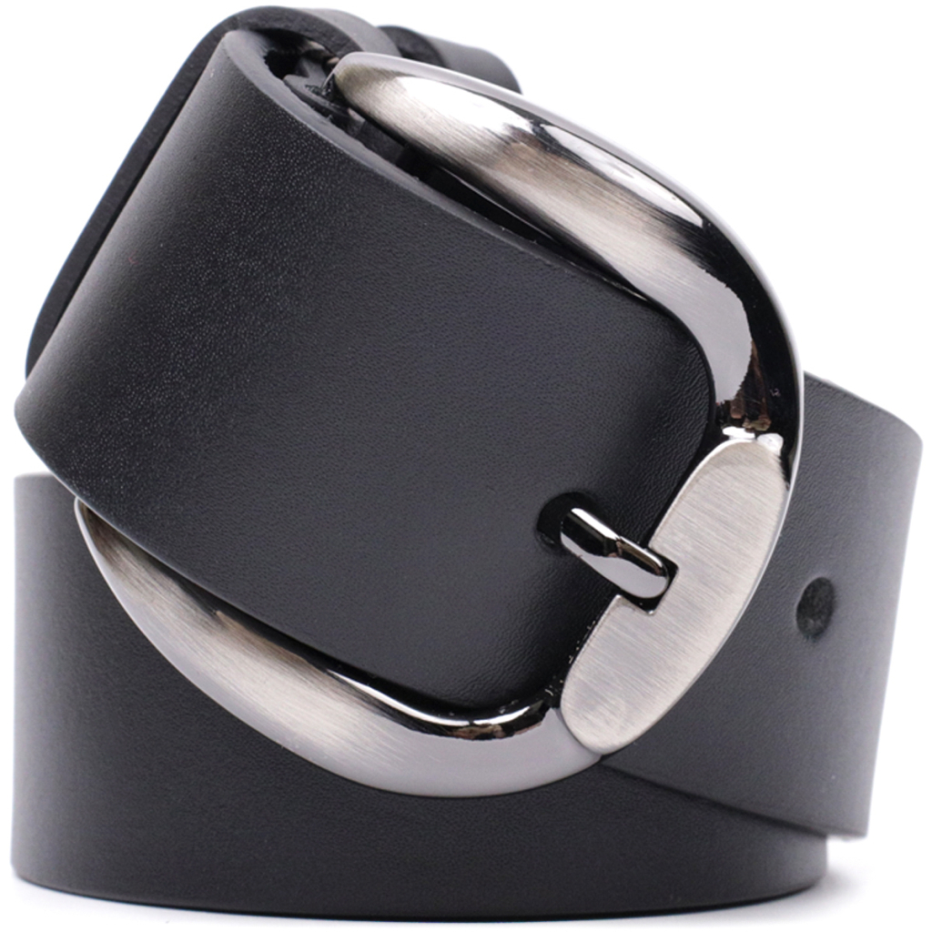 Ремінь Grande Pelle Під джинси з натуральної шкіри Чорний (11691) - зображення 7