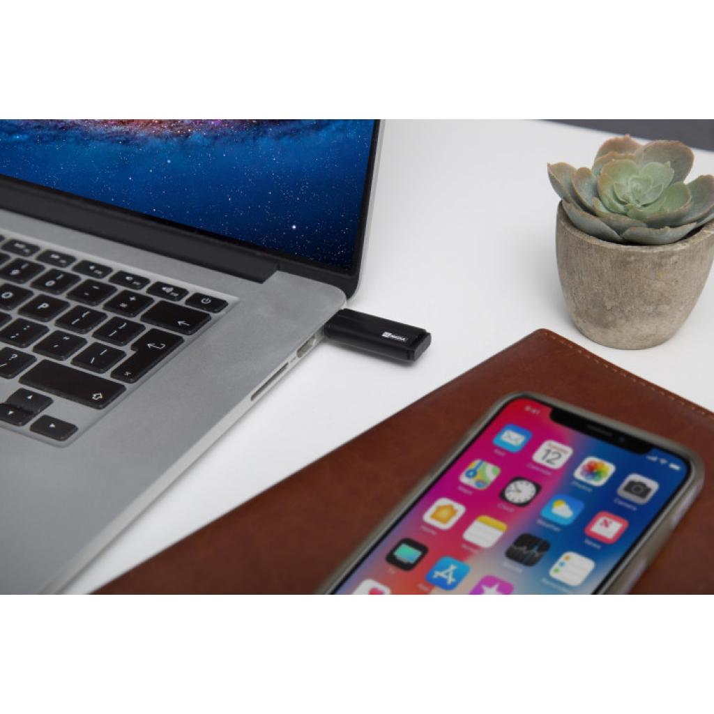 USB флеш накопичувач MyMedia 32GB Black USB 2.0 (69262) - зображення 6