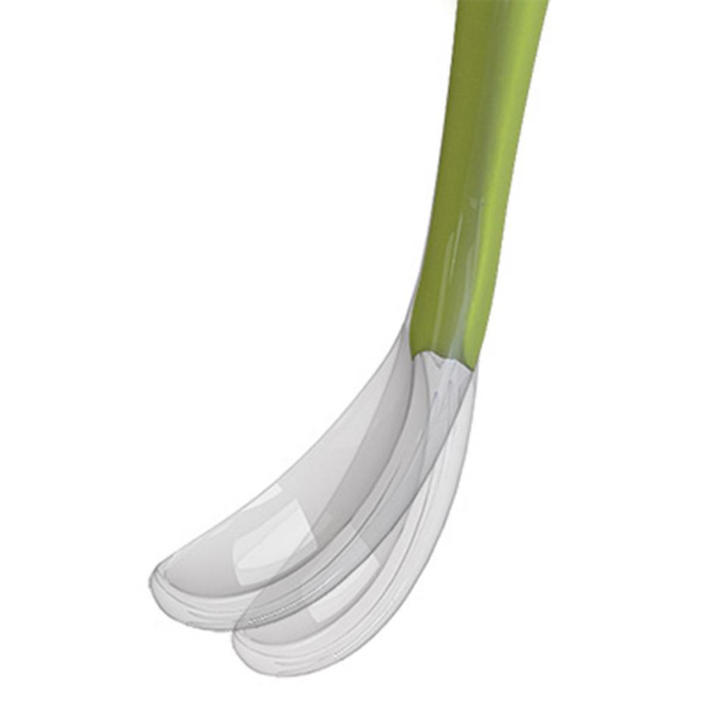 Набір дитячого посуду Chicco ложечка мягкая силиконовая 6+ мес (зеленая) (06828.51) - picture 3