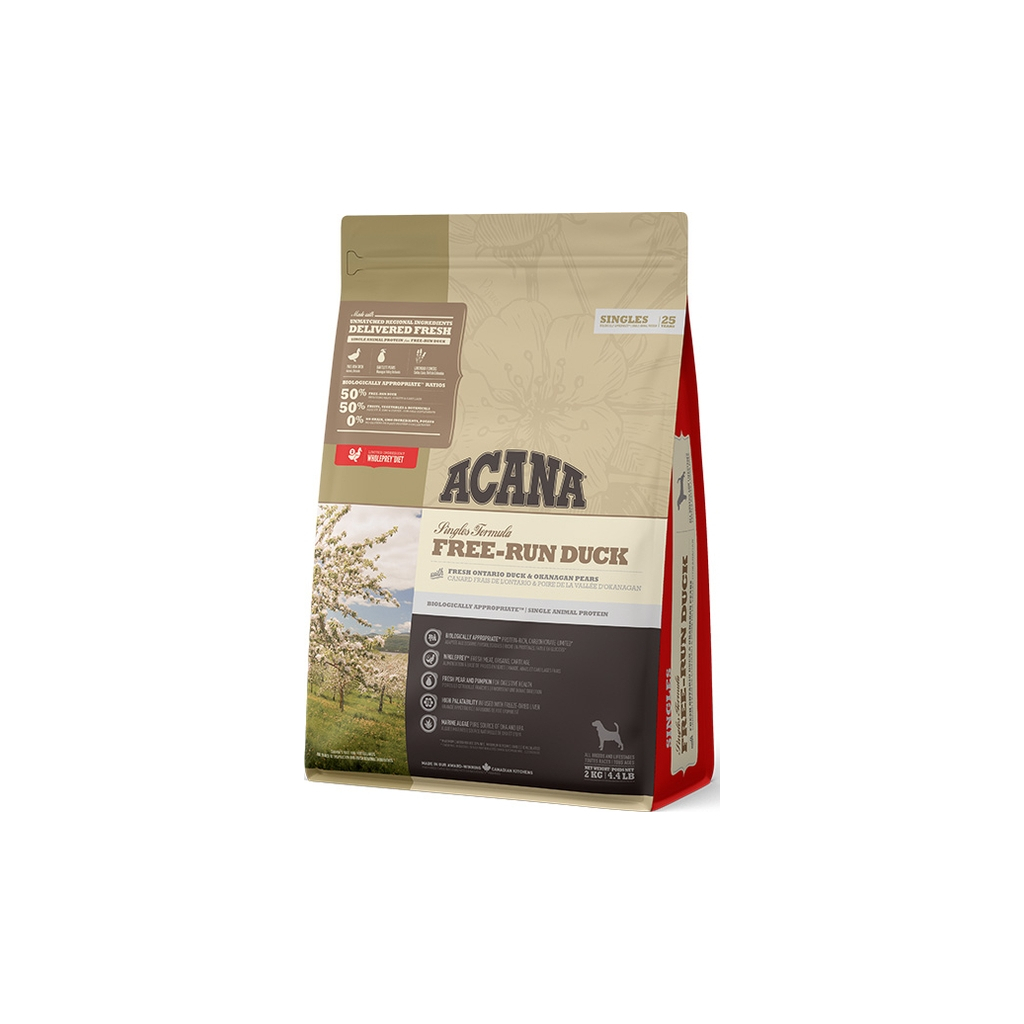 Сухий корм для собак ACANA Free-Run Duck 2 кг (0064992571207) - зображення 4