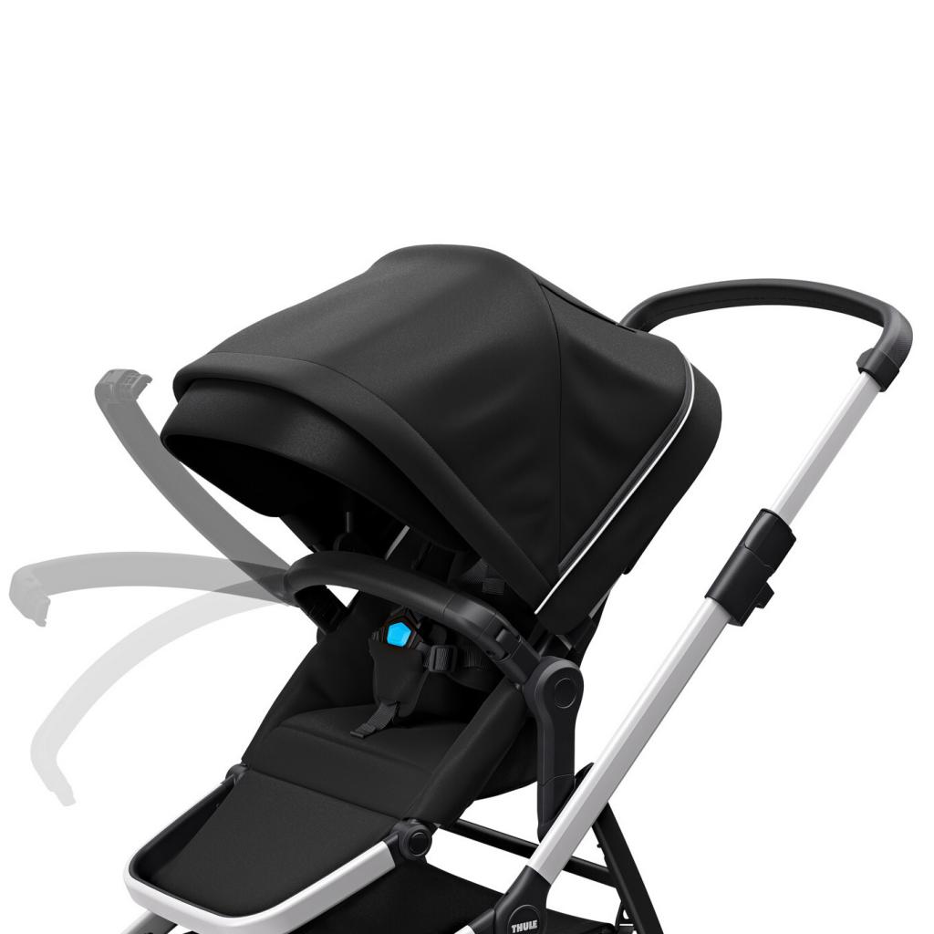 Коляска Thule 2 в 1 Sleek с люлькою Midnight Black (TH 11000007) - зображення 7