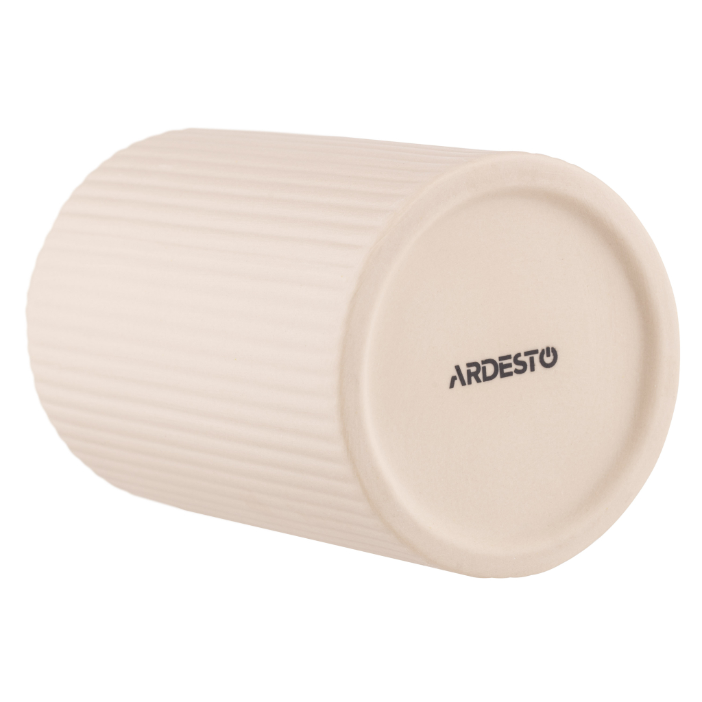 Ваза Ardesto Savona, 8х15см, порцеляна, бежевий (AR3804B) - зображення 5