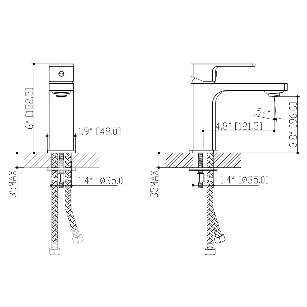 Змішувач Corso COMO BF-2A129C (9611000) - зображення 6