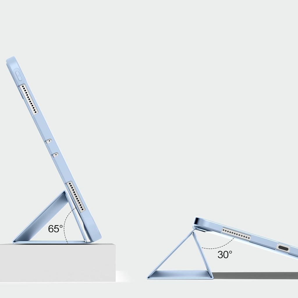 Чохол до планшета BeCover Tri Fold Soft TPU Silicone Apple iPad Pro 13" M4 2024 Light Blue (711753) - зображення 5