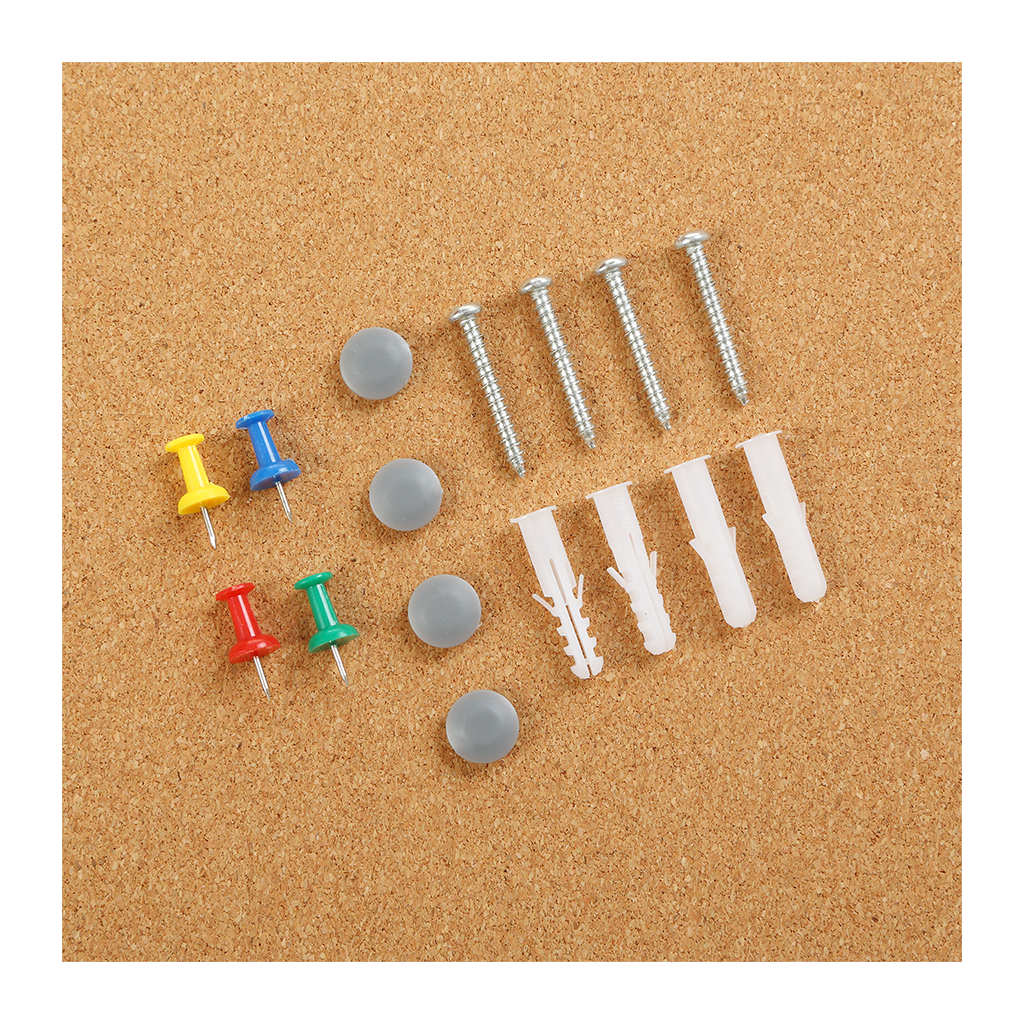 Офісна дошка Buromax коркова 75x100 см, алюмінієва рамка (BM.0050) - зображення 4