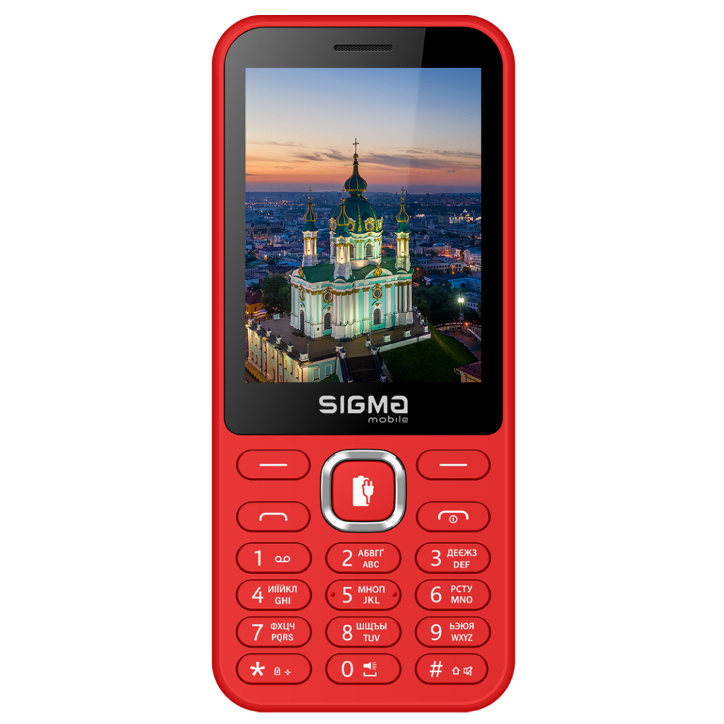 Мобільний телефон Sigma X-style 31 Power Type-C Red (4827798855058) - зображення 1