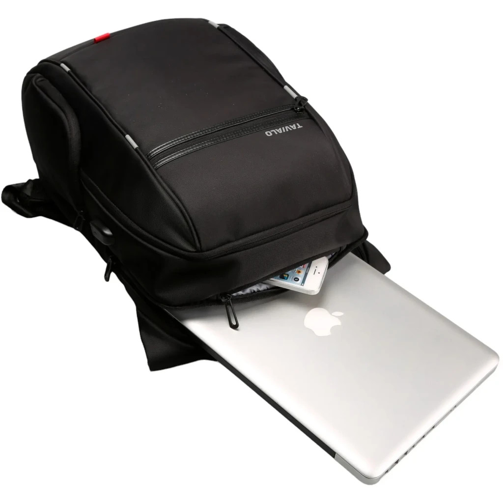 Рюкзак для ноутбука Tavialo 15.6" Smart TB20-1 black, 20л, 46х31х19см (TB20-124BL) - зображення 4