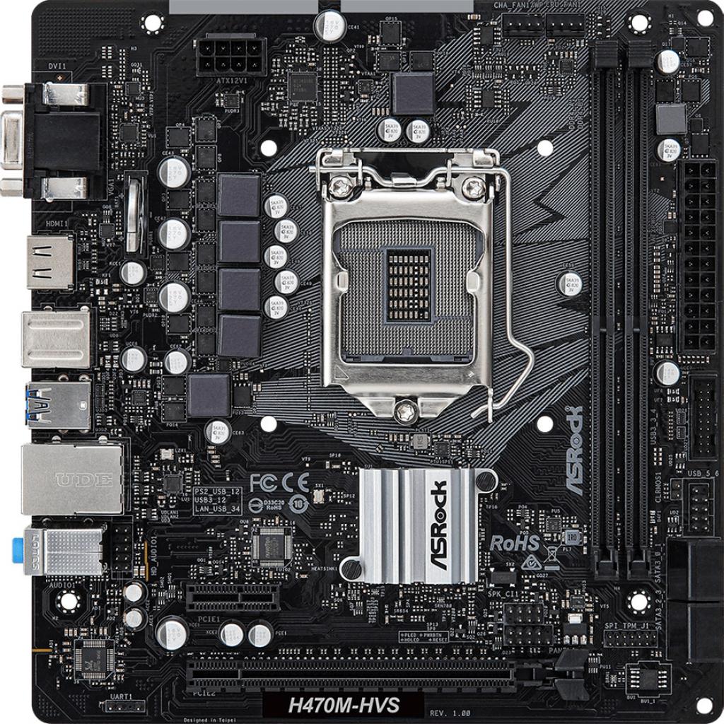 Материнська плата ASRock H470M-HVS - зображення 2