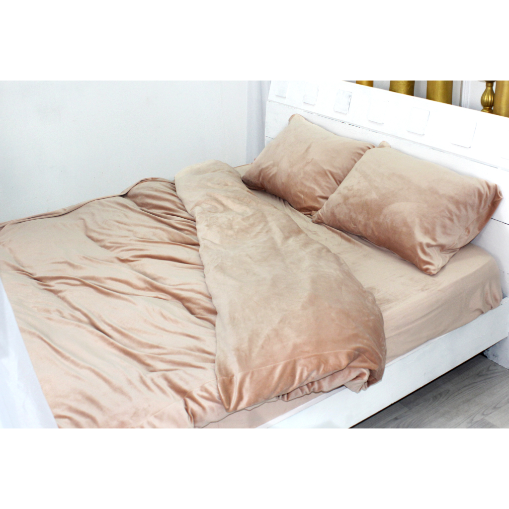 Постільна білизна MirSon Велюр Winter Frost 28-0004 Cream Velvet King Size (2200003995220) - зображення 2