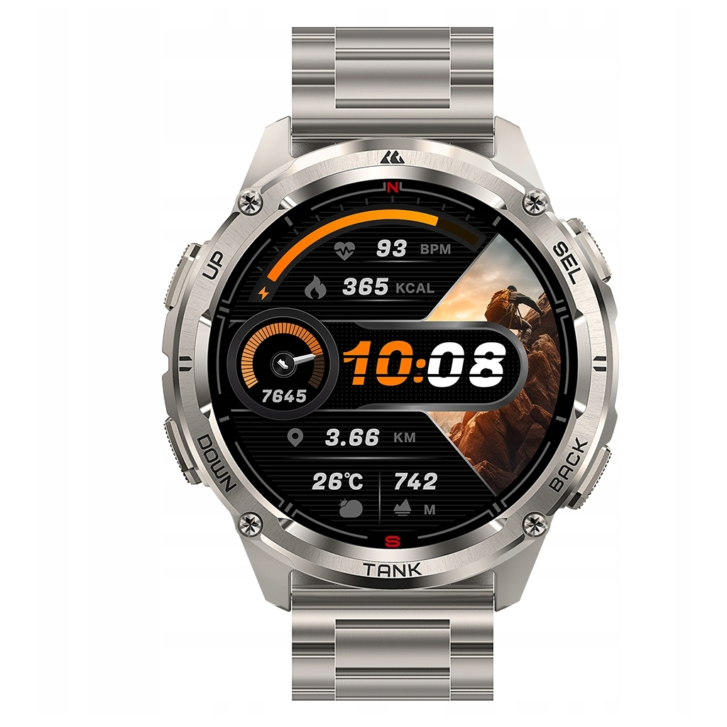 Смарт-годинник KOSPET Tank T3 ULTRA 2 SE SILVER (6974958251187) - зображення 2
