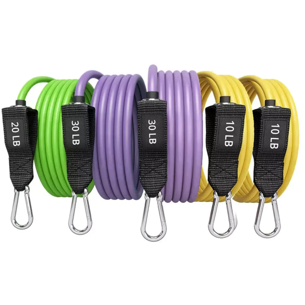 Еспандер U-Powex Resistance bands набір 5шт 100LB до 45кг (UP_1030_100LB) - зображення 1