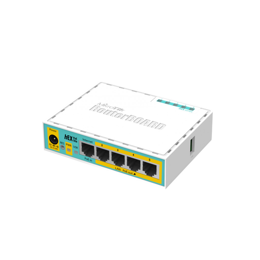 Маршрутизатор Mikrotik hEX PoE lite (RB750UPr2) - зображення 2