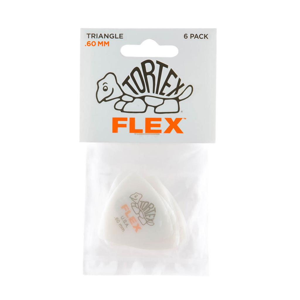 Медіатор Jim Dunlop Tortex Flex Triangle Pick .60mm 6 шт. (456P.60) - зображення 2