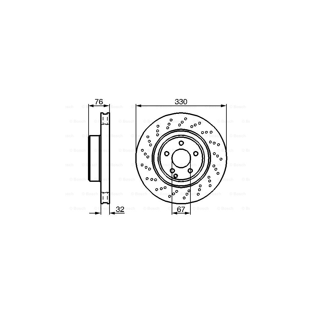 Гальмівний диск Bosch 0 986 478 470 - изображение 5