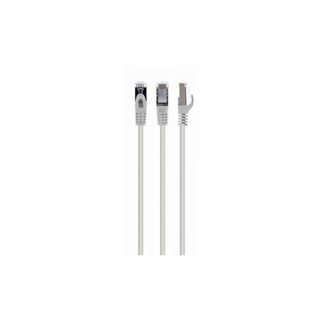 Патч-корд 3м S/FTP Cat 6A CU LSZH white Cablexpert (PP6A-LSZHCU-W-3M) - зображення 1