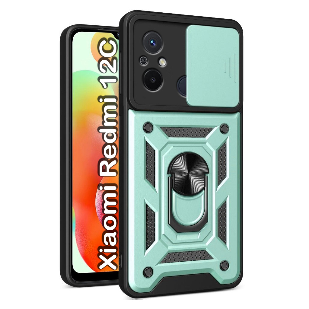 Чохол до мобільного телефона BeCover Military Xiaomi Redmi 12C Dark Green (709167) - зображення 1