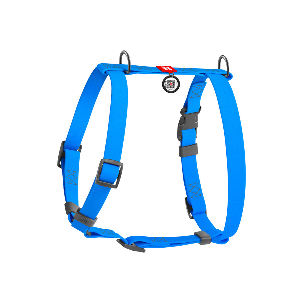 Шлея для собак WAUDOG Waterproof Н-подібна анатомічна XL блакитна (32452) - зображення 2