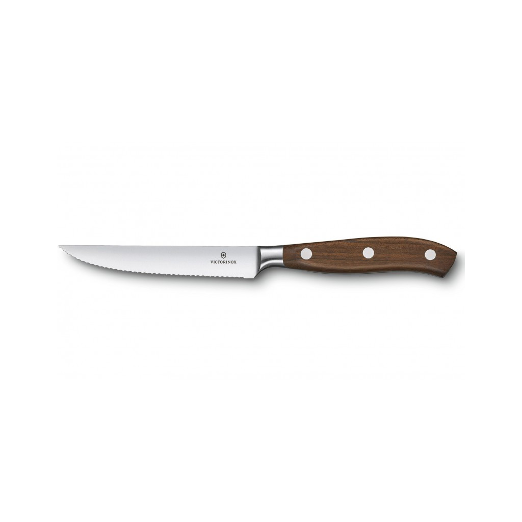 Кухонний ніж Victorinox Grand Maitre Steak 12см Serrated Wood (7.7200.12WG) - зображення 2