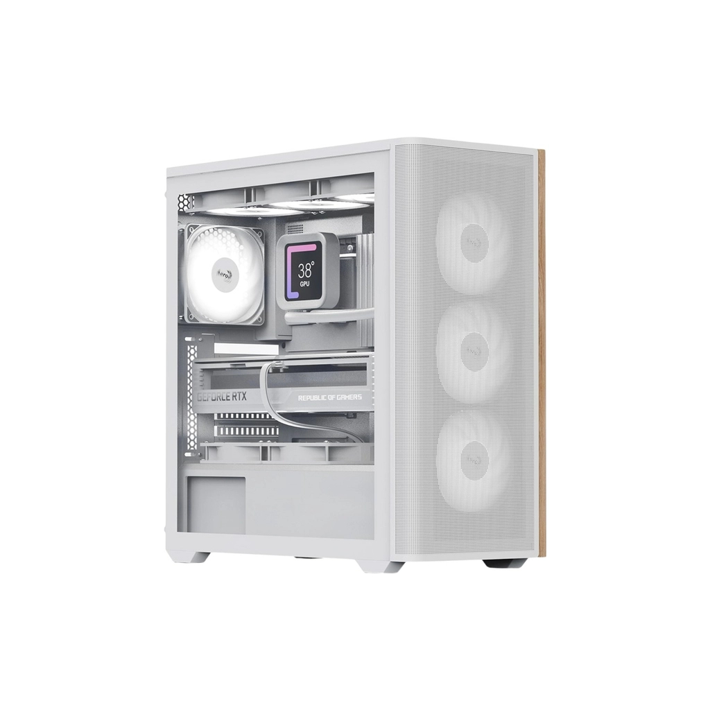 Корпус AeroCool D501A-G-WT-v2 White (ACCM-DS01043.21) - зображення 1