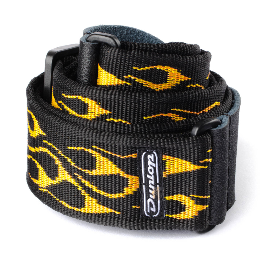 Ремінь для гітари Jim Dunlop Classic Strap Flambe Orange / Yellow (D38-11OY) - зображення 1