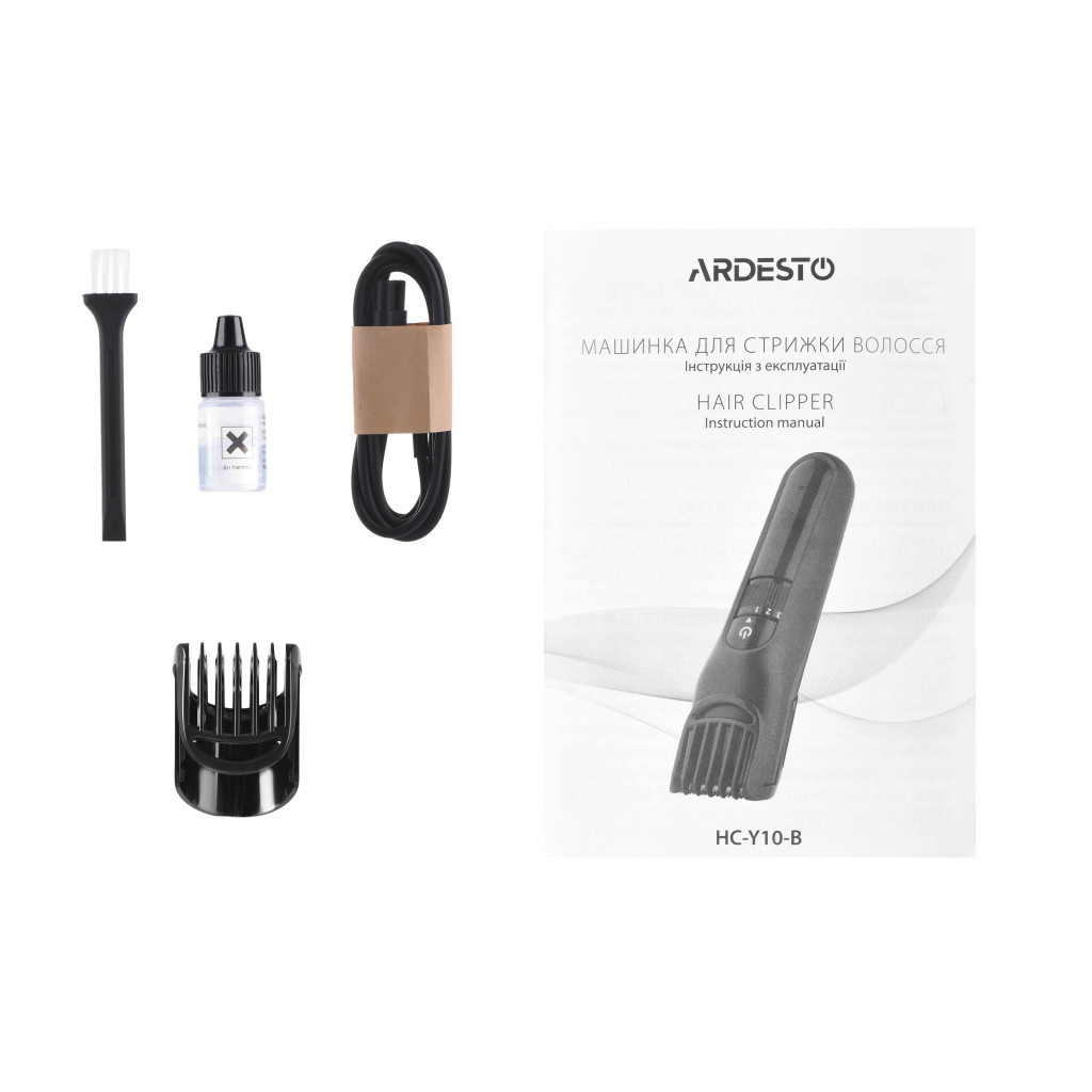 Машинка для стрижки Ardesto HC-Y10-B - зображення 10