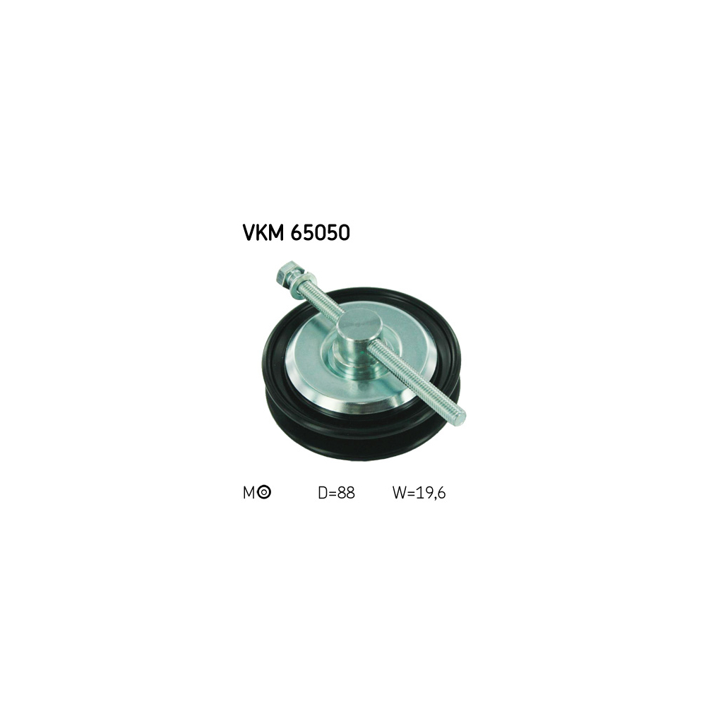 Ролик натягувача ременя SKF VKM 65050 - зображення 1